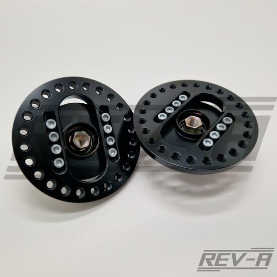 Adjustable camber plates