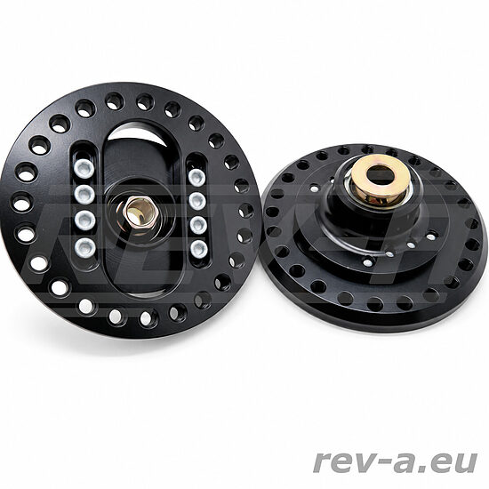 Adjustable camber plates