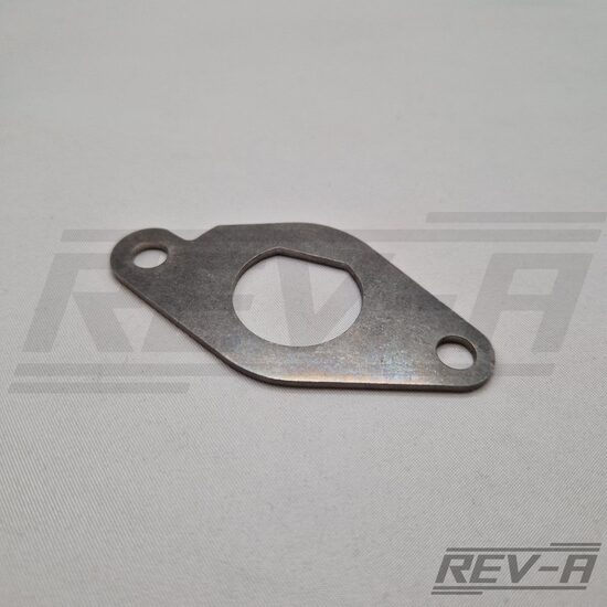 Rear differential sensor mounting plate - stainless steel